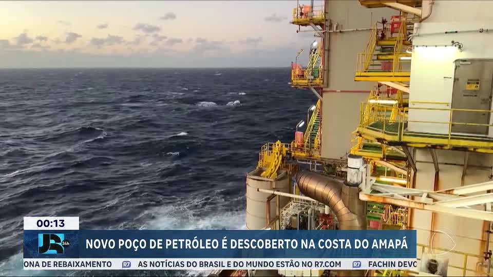Petrobras anuncia terceira descoberta de petróleo em poço na costa do Amapá
