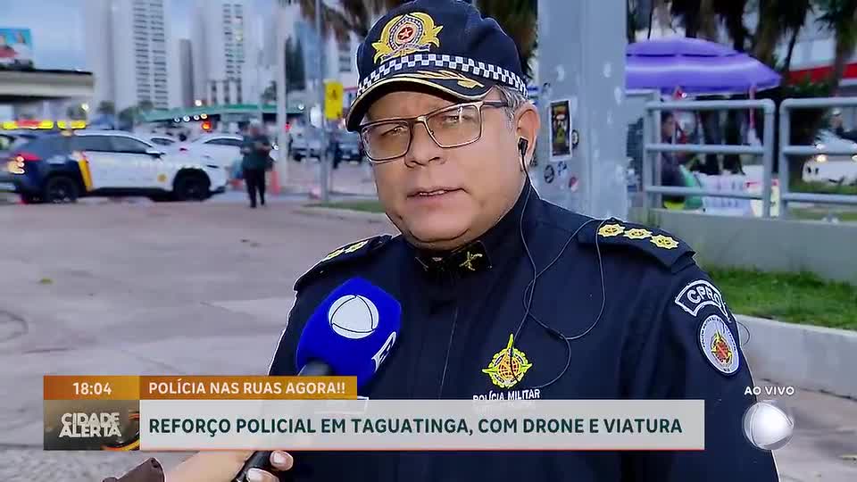 Polícia Militar do DF intensifica ações crimes em Taguatinga (DF)