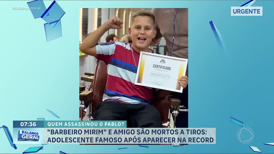 'Barbeiro mirim' é morto a tiros enquanto caminhava pela rua em Cachoeirinha (PE)