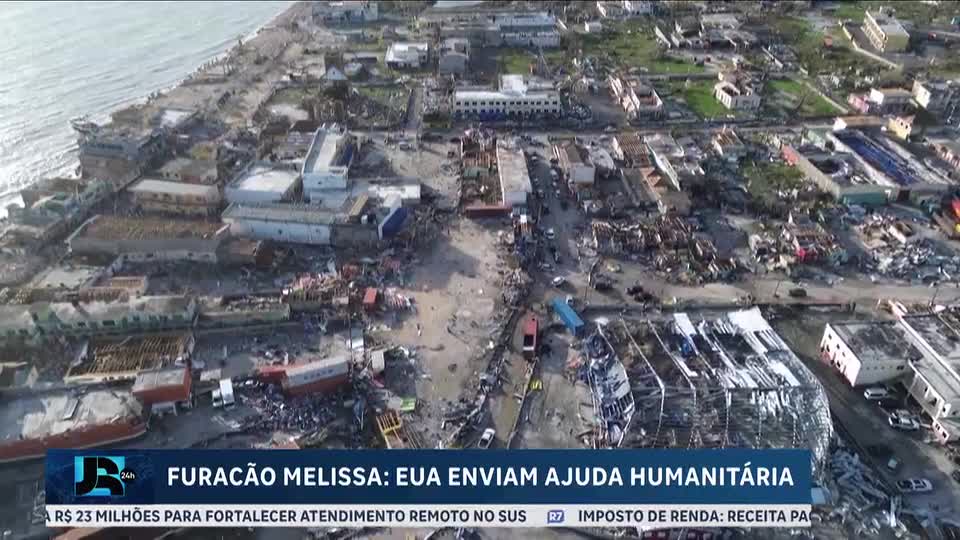 Estados Unidos envia ajuda humanitária à Jamaica após passagem do Furação Melissa
