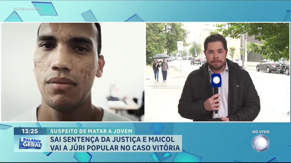 Caso Vitória: Maicol recebe sentença da Justiça e vai a júri popular