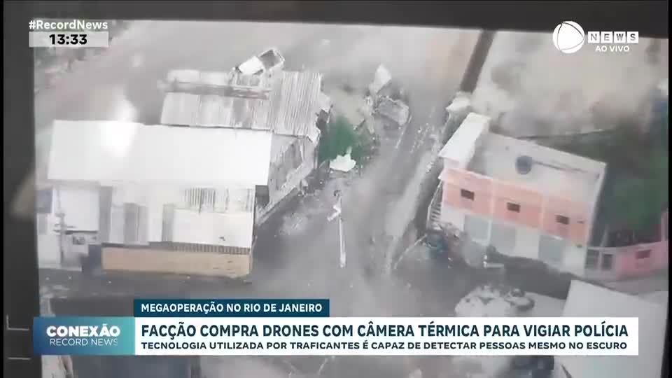 Facção compra drones com câmera térmica para vigiar polícia