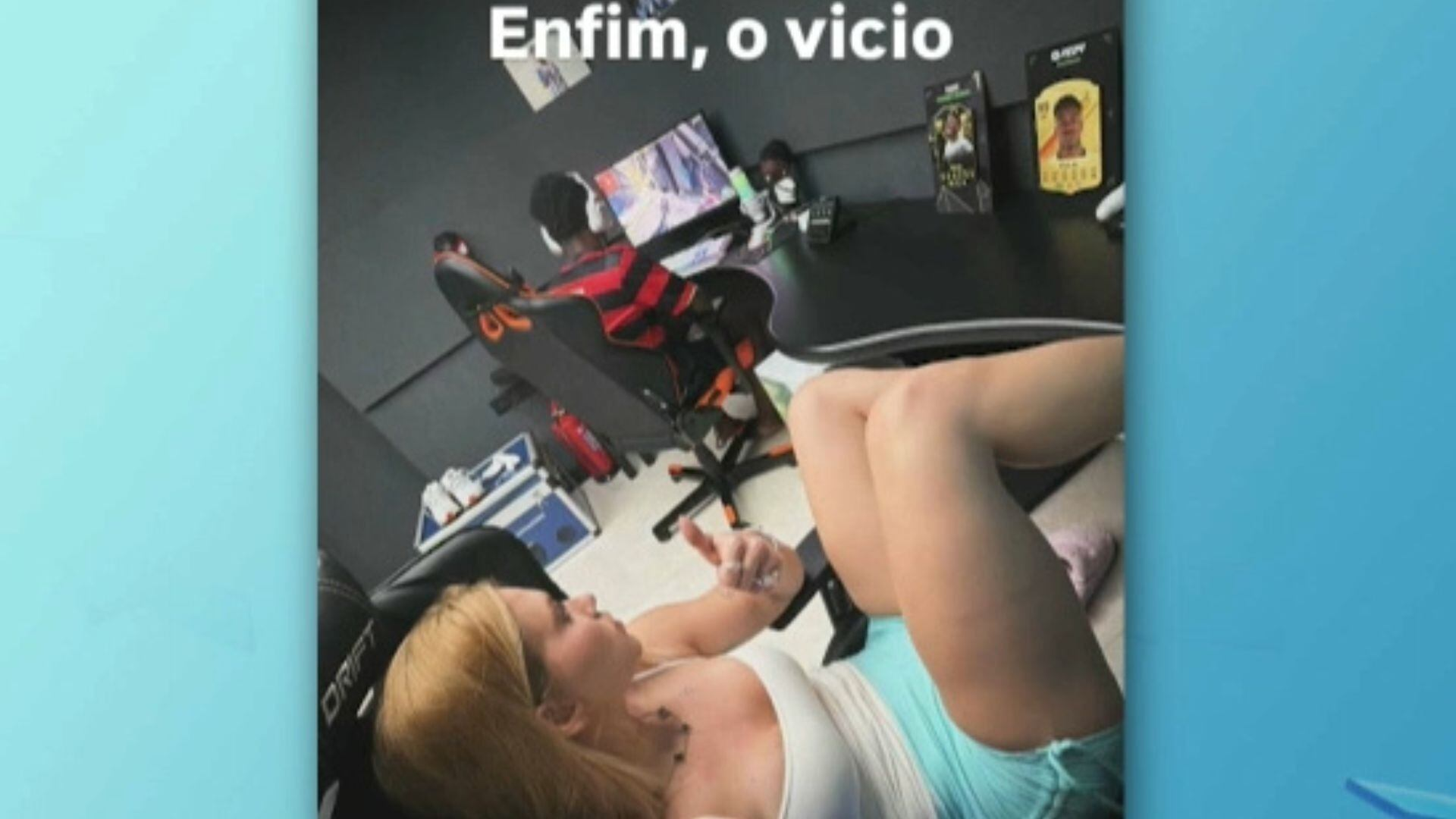 Casal da vida real? Virginia Fonseca mostra que espera enquanto Vini Jr. joga videogame