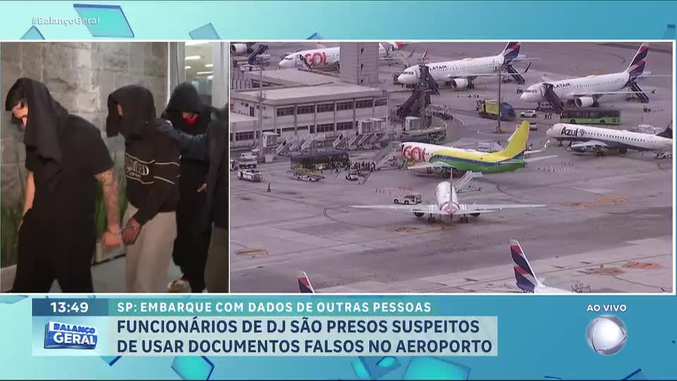 Equipe do DJ Arana é presa por uso de documentos falsos em SP