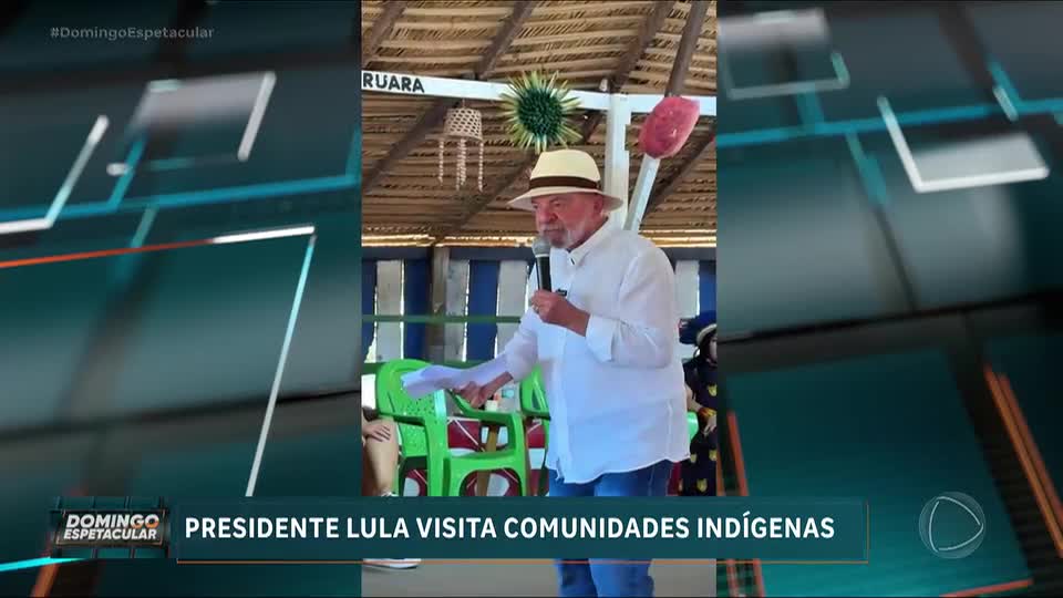 No Pará, Lula visita aldeia indígena e anuncia a criação de universidade federal