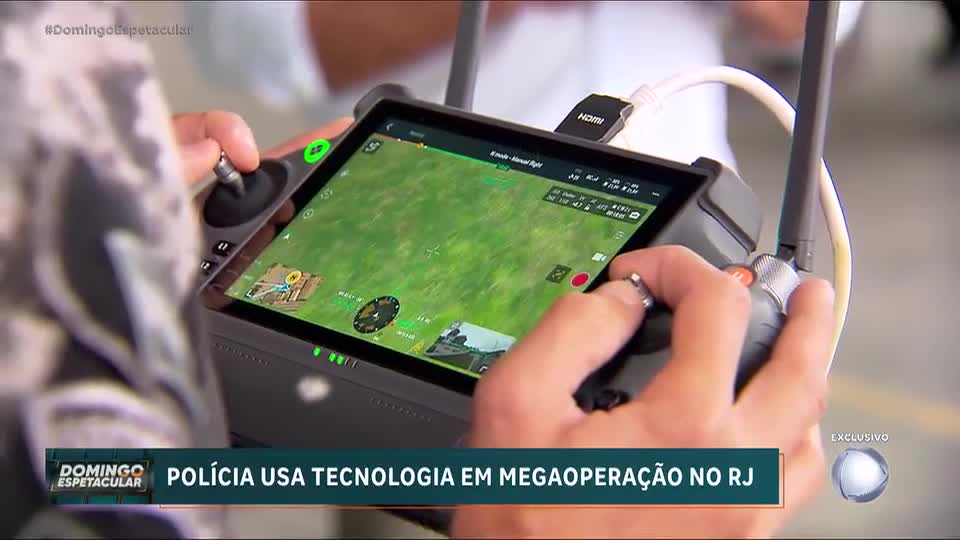 Polícia do RJ usa tecnologia no combate ao Comando Vermelho durante megaoperação