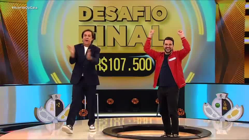 Marco Castro vence Acerte ou Caia! e leva prêmio de R$ 53.750 mil