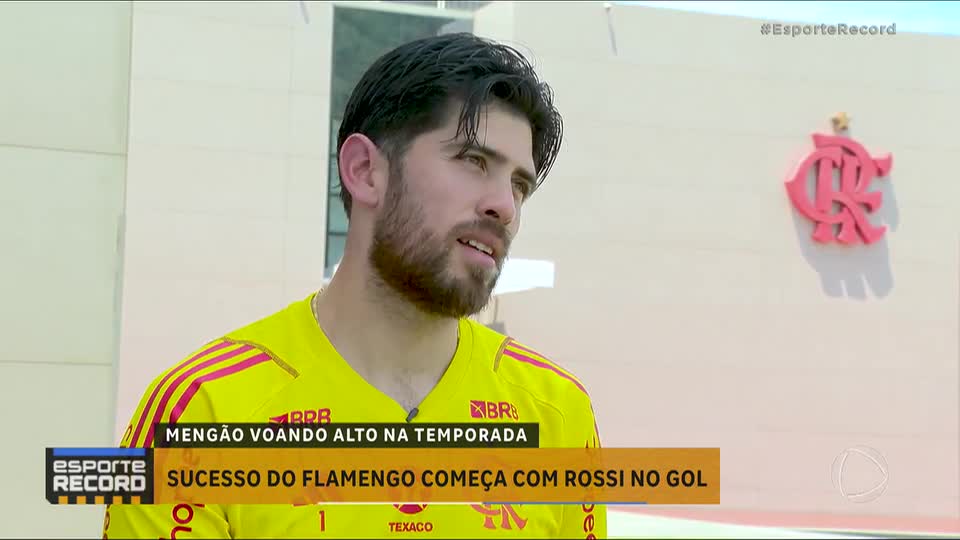 Rossi comenta fama de 'melhor goleiro do Brasil' e fala sobre trajetória no Flamengo