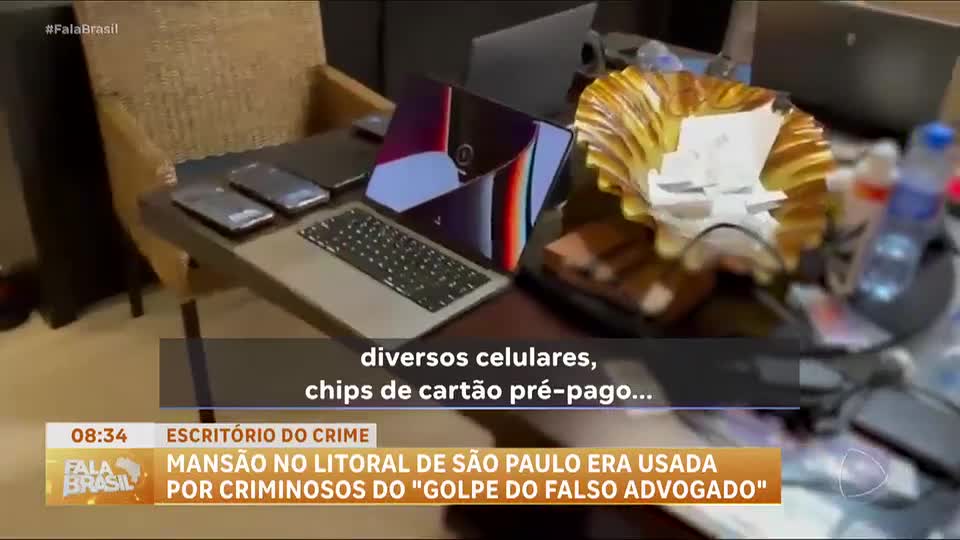 Polícia descobre mansão usada por quadrilha que aplicava golpe do falso advogado em SP