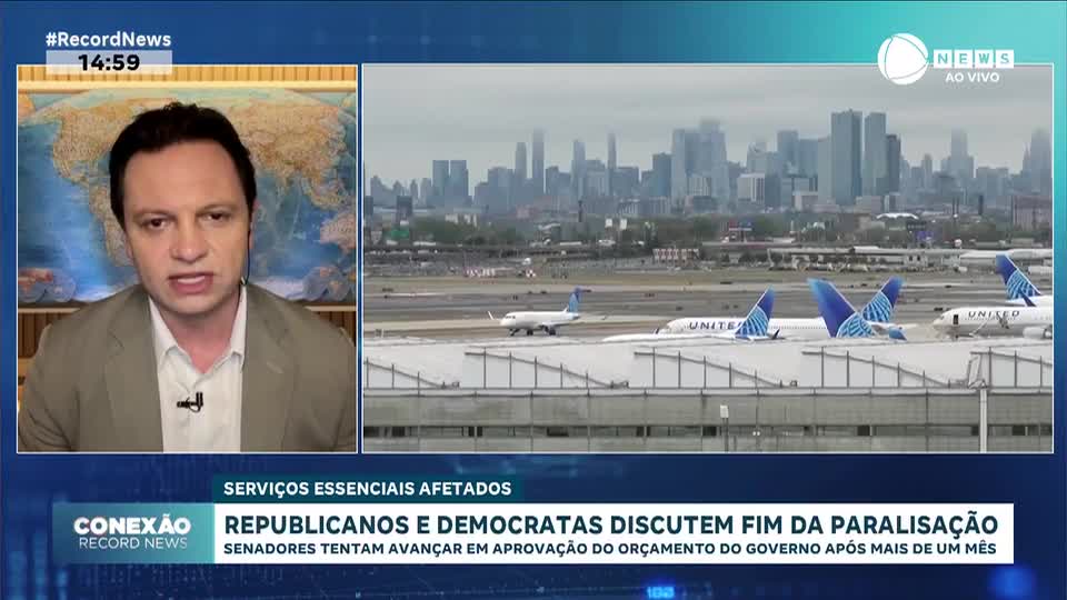 Republicanos e democratas discutem fim da paralisação