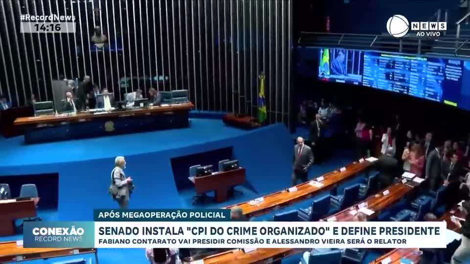 Senado instala ‘CPI do crime organizado’ e define presidente