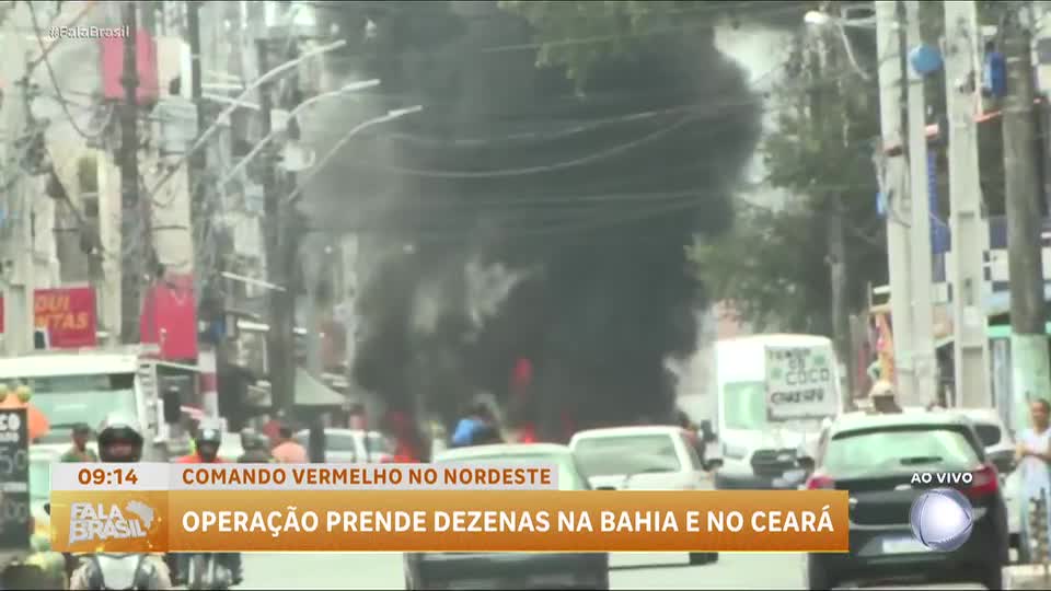 Operação contra Comando Vermelho prende suspeitos na Bahia e Ceará