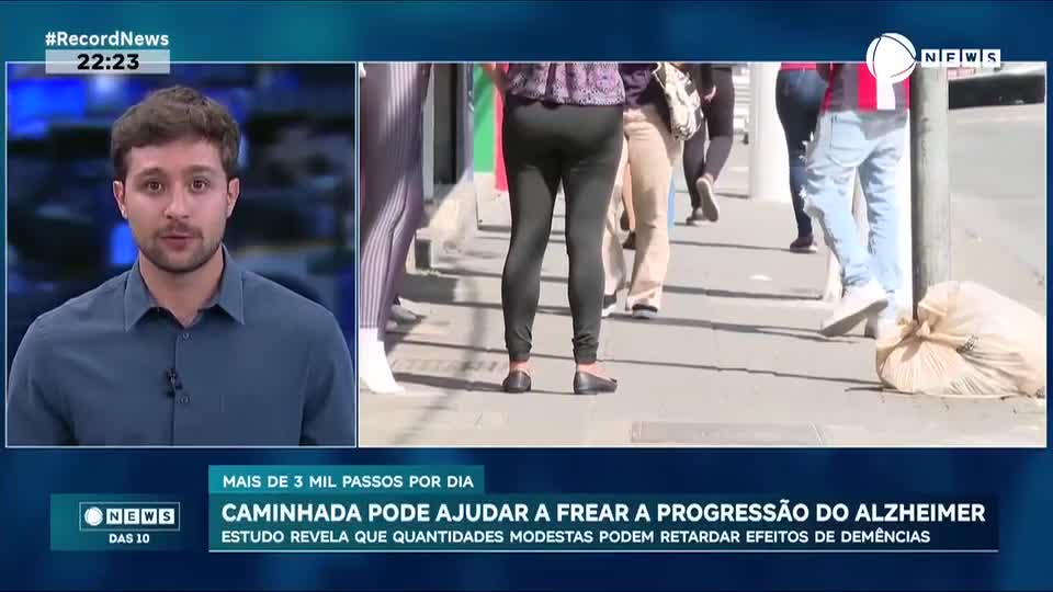 Caminhada pode ajudar a frear a progressão do Alzheimer