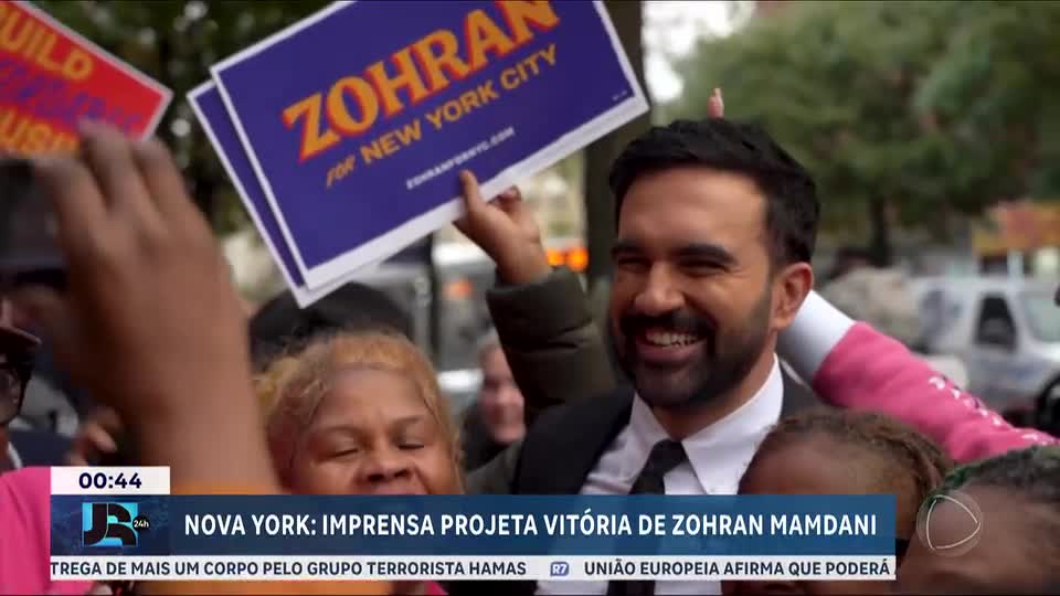 Com 83% das urnas apuradas, Zohran Mamdãni deve ser eleito prefeito de Nova York nas próximas horas