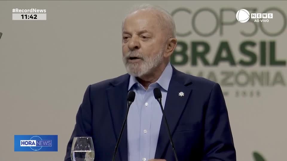 Lula discursa na cúpula de líderes em Belém