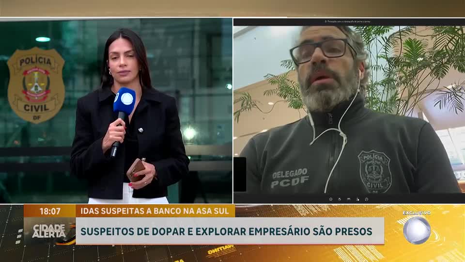 Polícia investiga caso de homem sequestrado encontrado dopado em agência bancária no DF