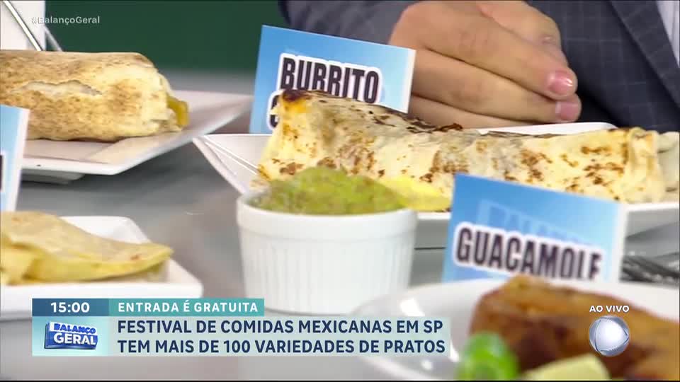 Festival de comida mexicana em São Paulo oferece mais de 150 pratos típicos