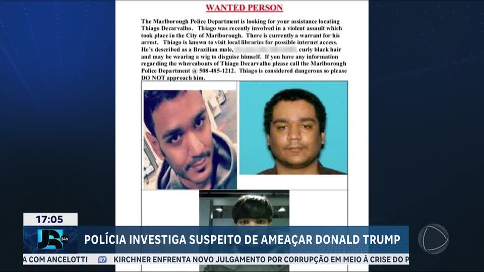 Polícia Civil do DF investiga brasileiro suspeito de ameaçar Donald Trump