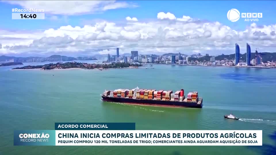 China inicia compras limitadas de produtos agrícolas dos EUA após acordo comercial