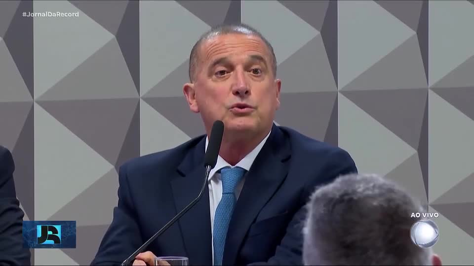 Ex-ministro Onyx Lorenzoni depõe à CPMI que investiga fraude dos descontos ilegais no INSS