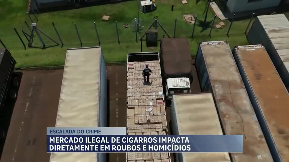Mercado ilegal de cigarros impacta diretamente em roubos e homicídios em MG