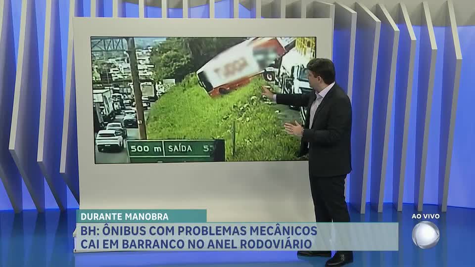 Motorista de ônibus perde controle da direção e quase causa tragédia em BH