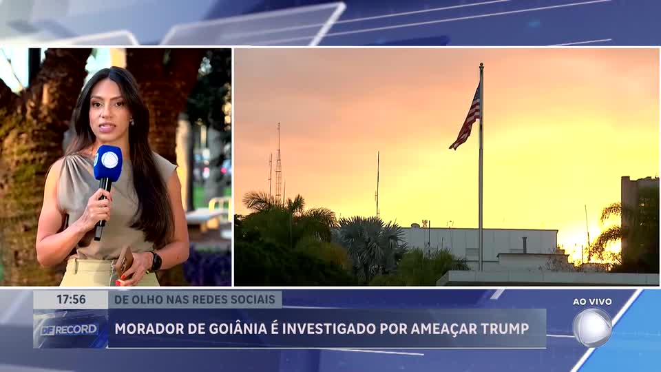 Morador de Goiânia é investigado por ameaçar Trump e tentar invadir embaixada americana