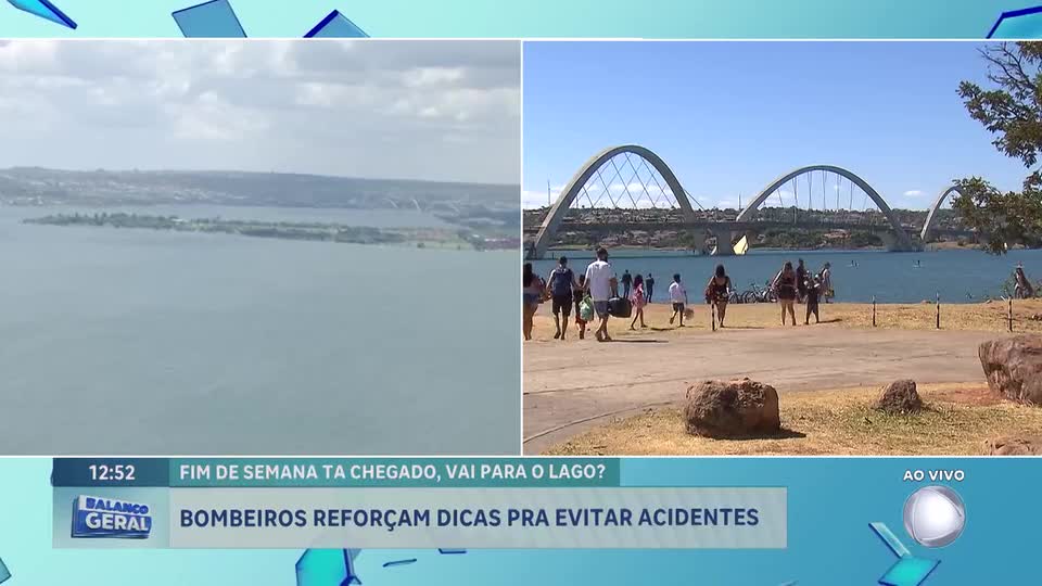 Bombeiros reforçam orientações para prevenir acidentes no Lago Paranoá, em Brasília
