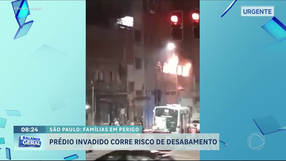 Prédio ocupado em São Paulo enfrenta risco de colapso; entenda