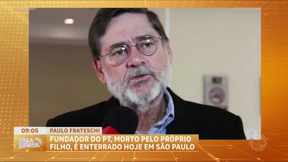 Corpo de Paulo Frateschi, ex-deputado esfaqueado pelo filho, é sepultado em SP