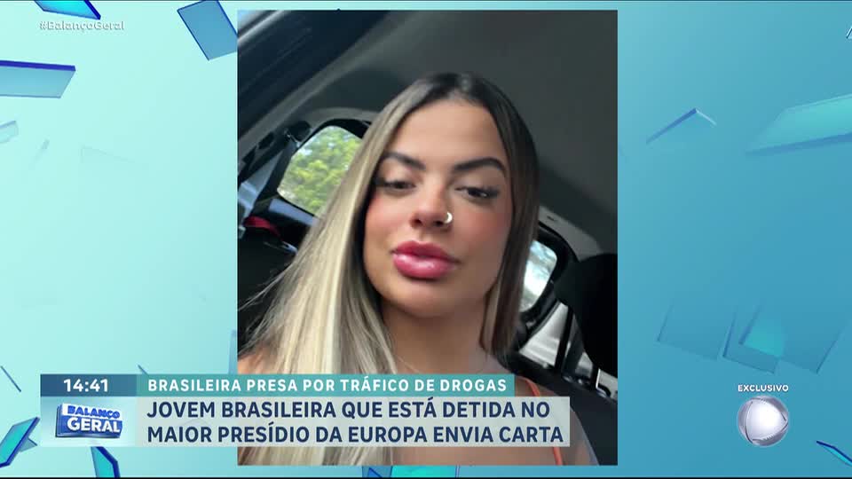 Brasileira presa na França por tráfico de drogas escreve carta à família