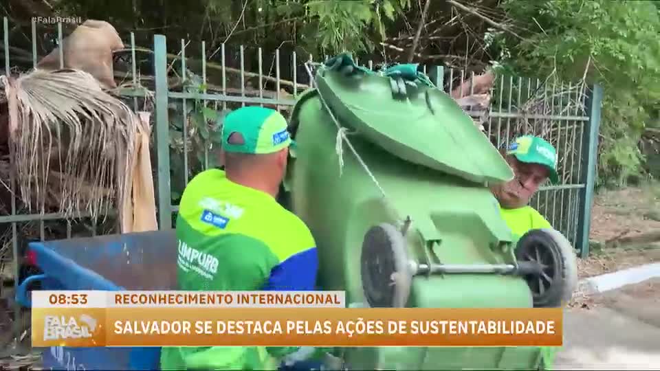 Programa Recicla Capital rende a Salvador (BA) prêmio internacional de sustentabilidade