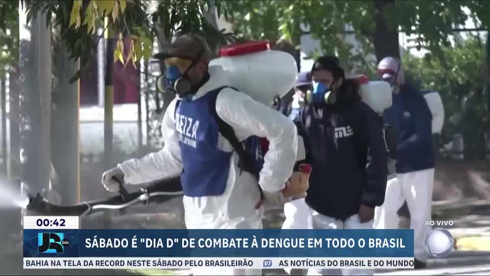 Dia D de combate à dengue mobiliza ações em todo o Brasil