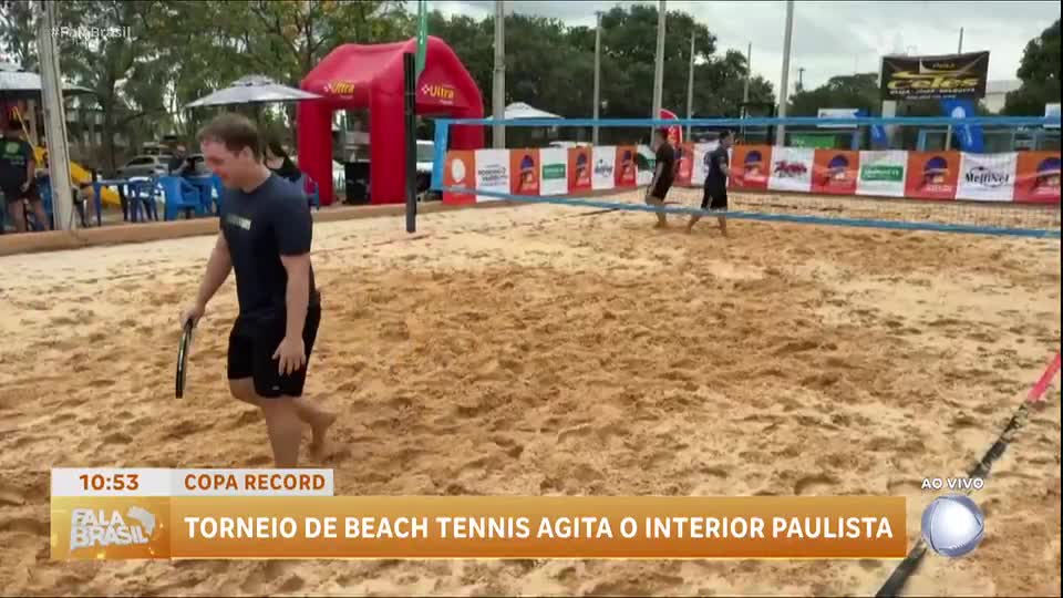 Jales (SP) recebe penúltima etapa do Open de Beach Tennis da RECORD