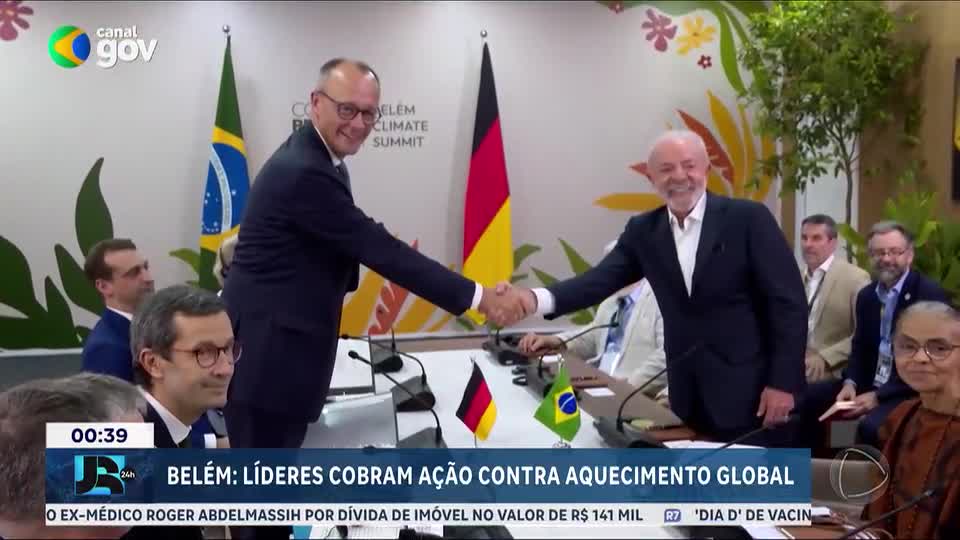 Líderes cobram ação contra aquecimento global em evento que antecede a COP30