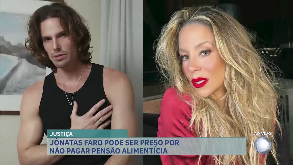 A Hora da Venenosa: Jônatas Faro pode ser preso por não pagar pensão alimentícia