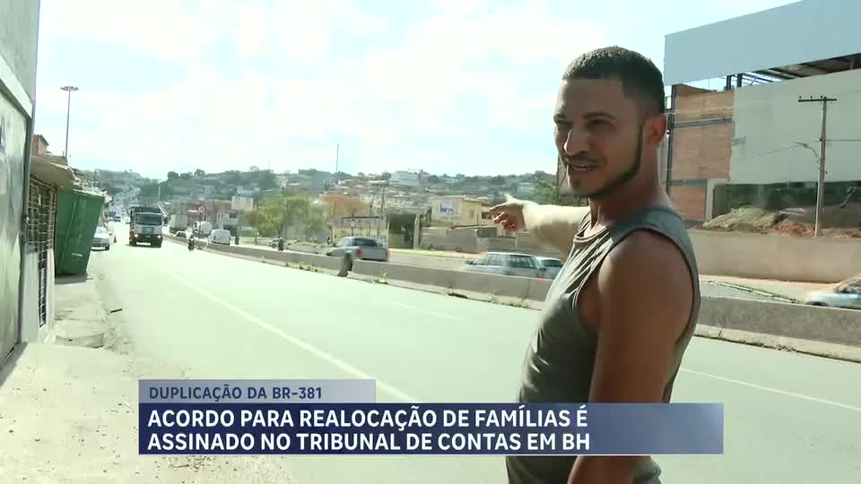 Com duplicação da BR-381, acordo para realocação de famílias é assinado no TCE em BH