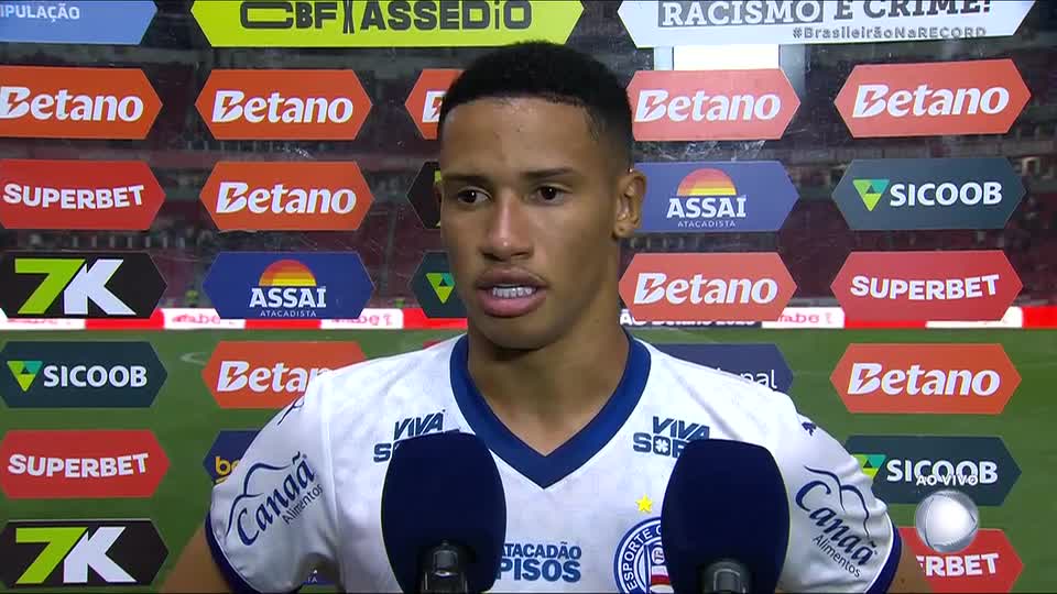 Herói do Bahia, Tiago ressalta que time foi ao Beira-Rio atrás da vitória