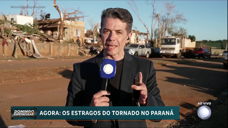 PR: tornado devasta Rio Bonito do Iguaçú com ventos de 250 km/h e deixa seis mortos