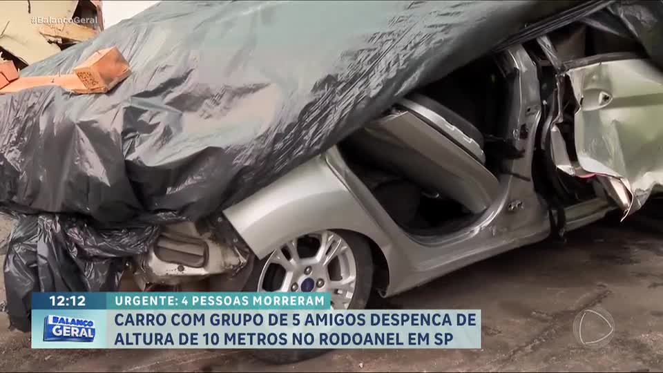 Carro cai de ponte no Rodoanel e mata quatro jovens; saiba quem são as vítimas
