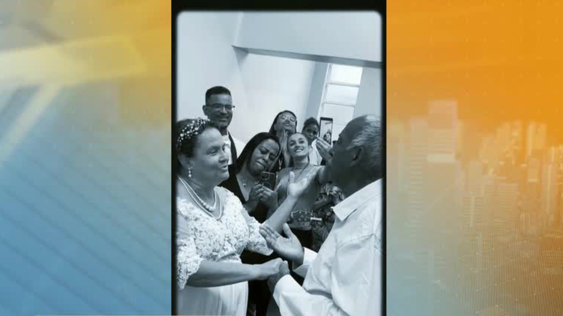 Idoso realiza sonho de casar com companheira mesmo internado em hospital de MG