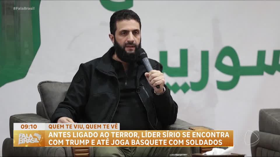 Presidente interino da Síria encontra Trump na Casa Branca em visita histórica