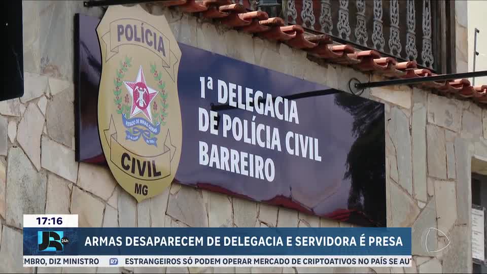 Mais de 200 armas apreendidas desaparecem de delegacia em Belo Horizonte