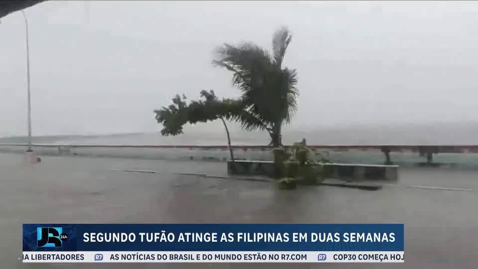 Segundo tufão atinge as Filipinas em duas semanas