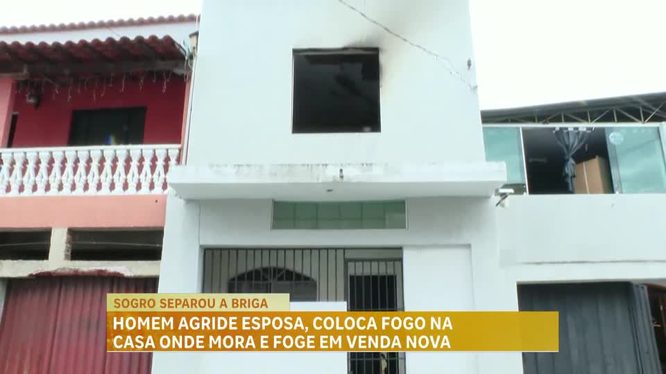 Homem é procurado após atacar esposa e incendiar casa em Venda Nova, em BH