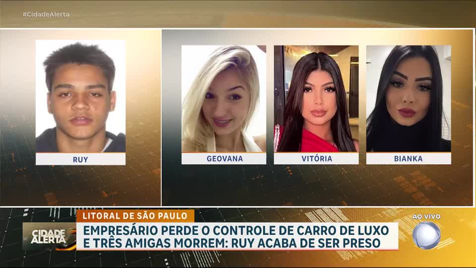 Empresário bate o carro, cai em canal e provoca a morte de três modelos no litoral de SP