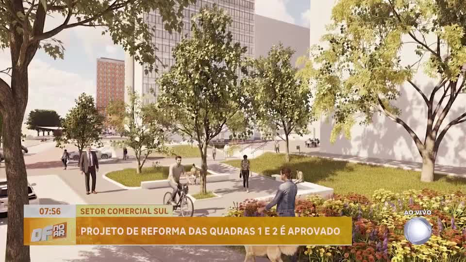 Reforma do Setor Comercial Sul prevê acessibilidade e novos espaços de convivência