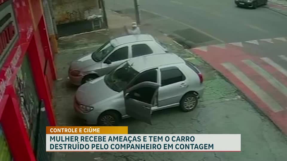 Mulher é ameaçada e tem carro danificado por ex-companheiro em Contagem (MG)