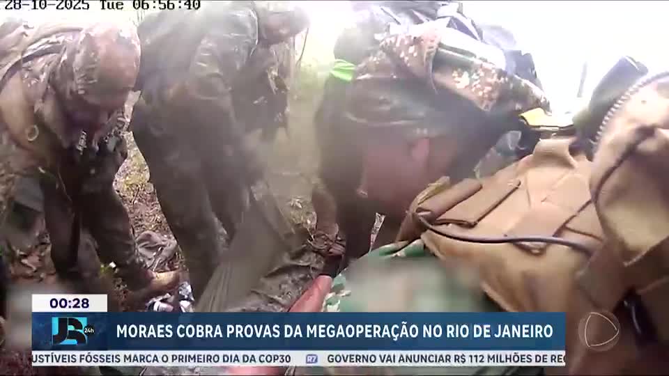 RJ: STF determina que governo envie imagens de câmeras corporais usadas por agentes em megaoperação