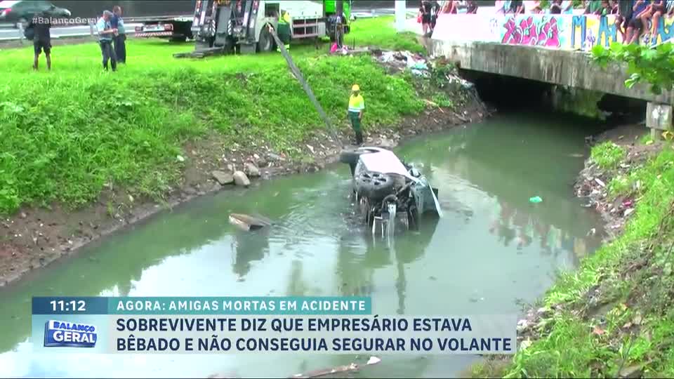 Sobrevivente de acidente de carro em São Vicente (SP) confirma que motorista estava bêbado